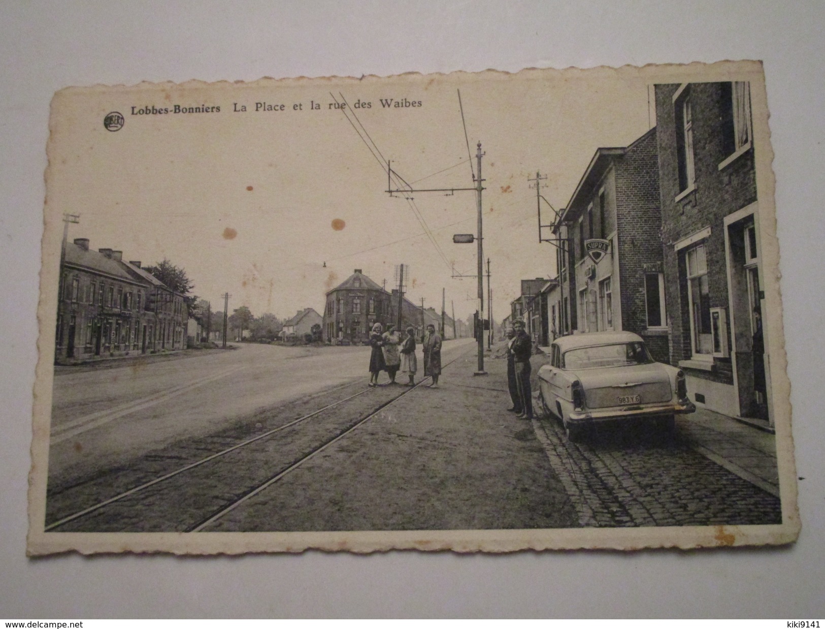 LOBBES-BONNIERS  .  La Place Et La Rue Des Waibes - Lobbes