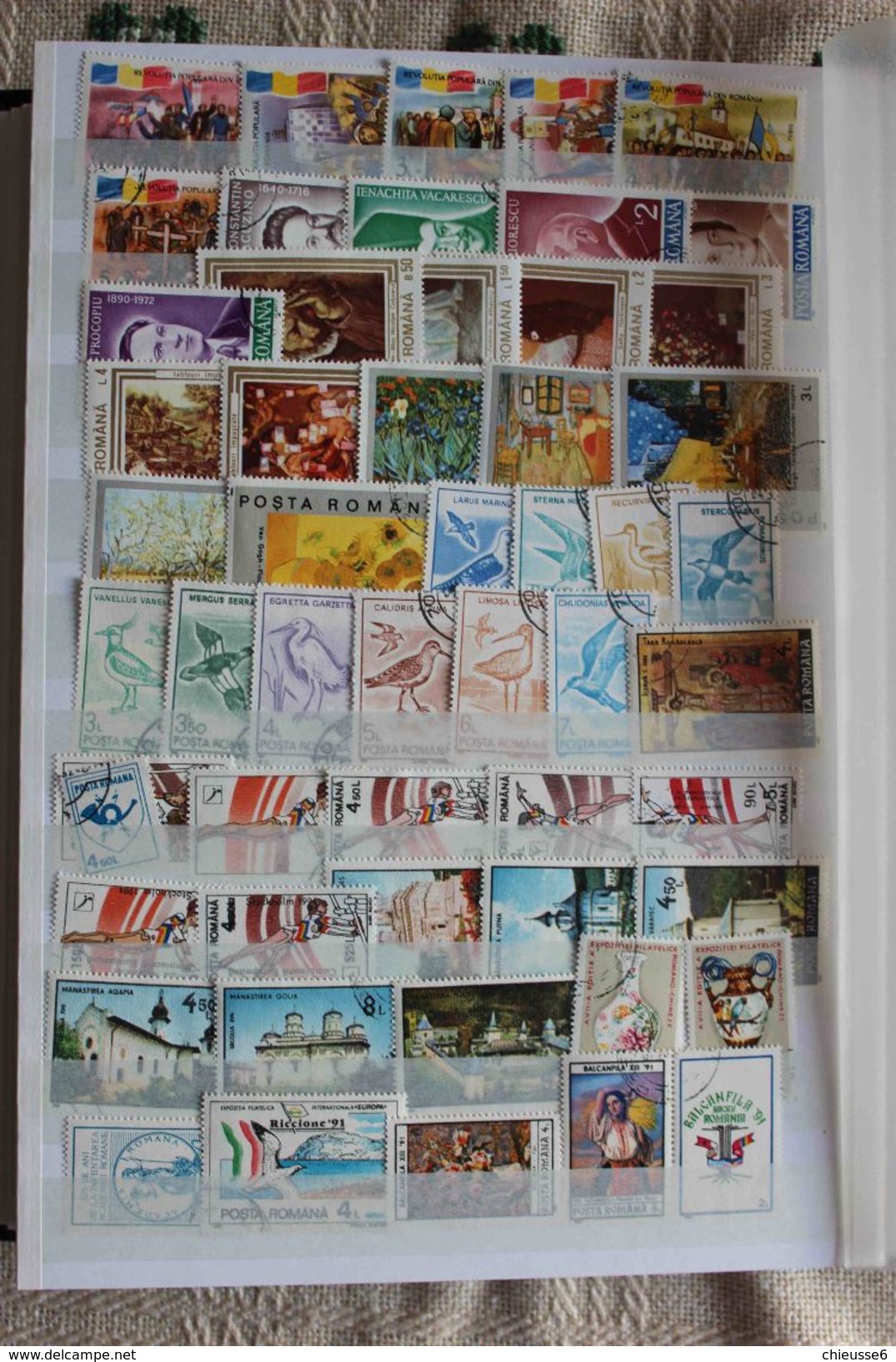 Roumanie collection  + 800 timbres dans classeur neuf