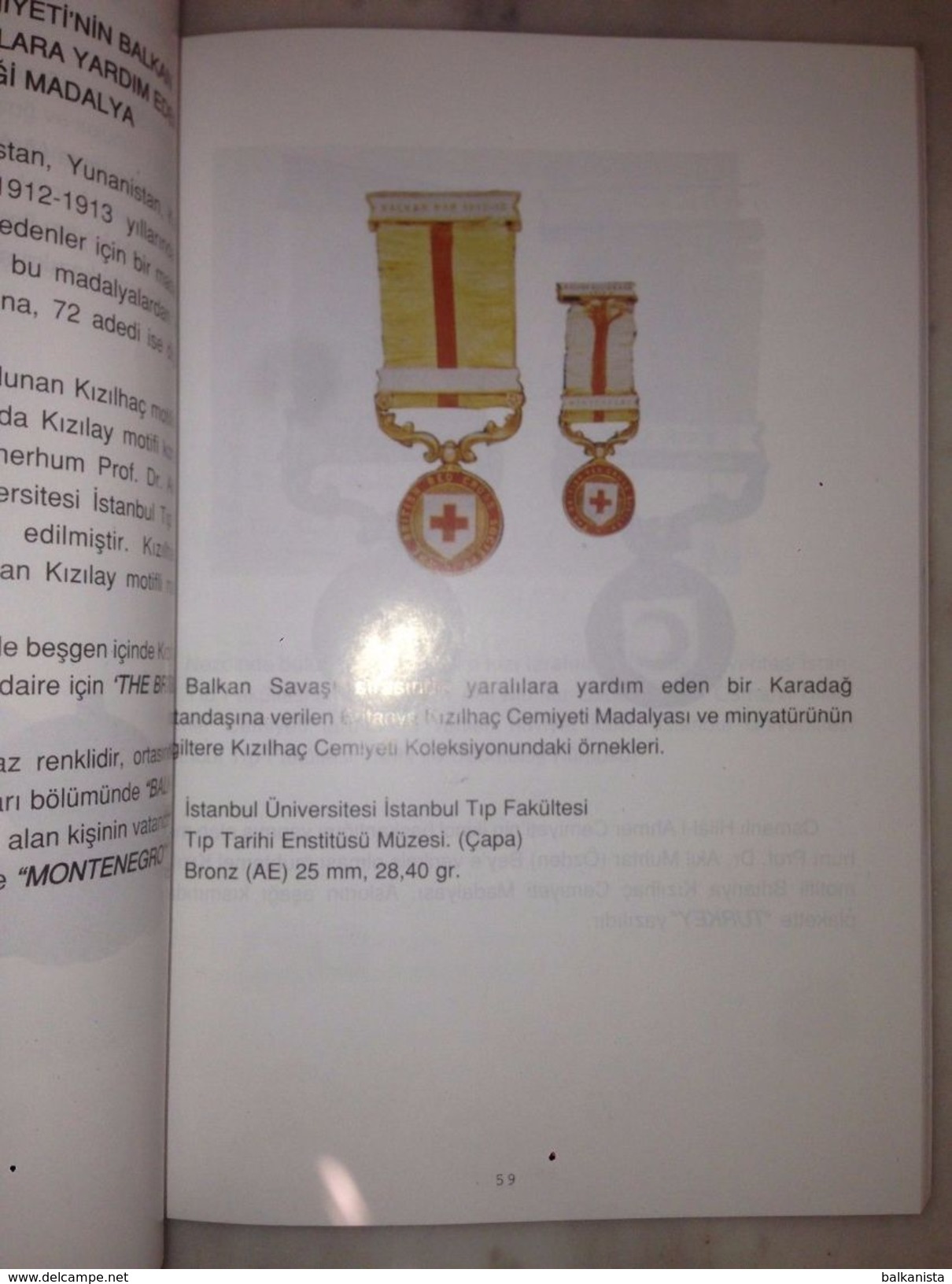 Turk Kizilayi Madalya Ve Nisanlari Turkish Red Crescent Medals And Orders - Altri & Non Classificati