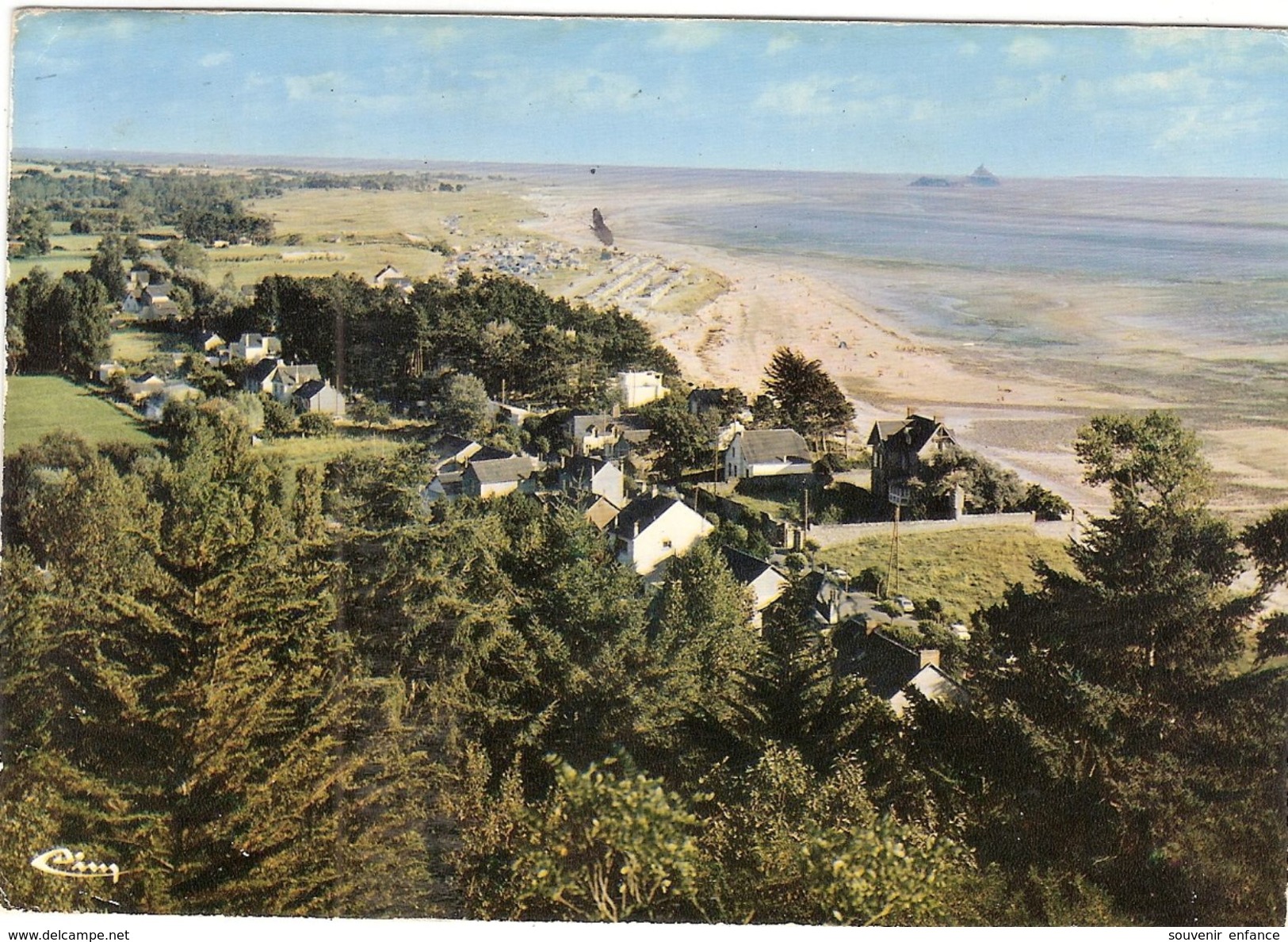 CP St Jean Le Thomas Saint Vue Générale Sur La Baie Du Mont St Michel MT 50 Manche - Other & Unclassified