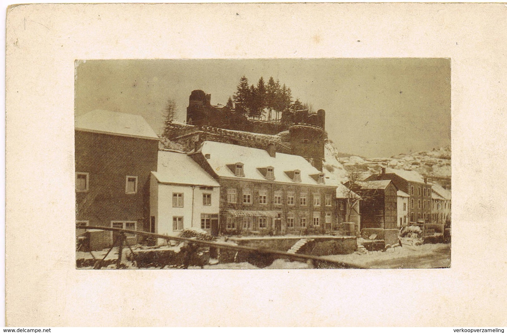 LAROCHE Vieille Photo Sur Carton - La-Roche-en-Ardenne