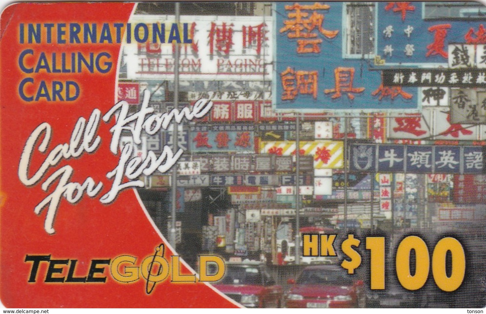 Hong Kong, PRE-HK-1001, Call Home For Less, 2 Scans. - Hongkong