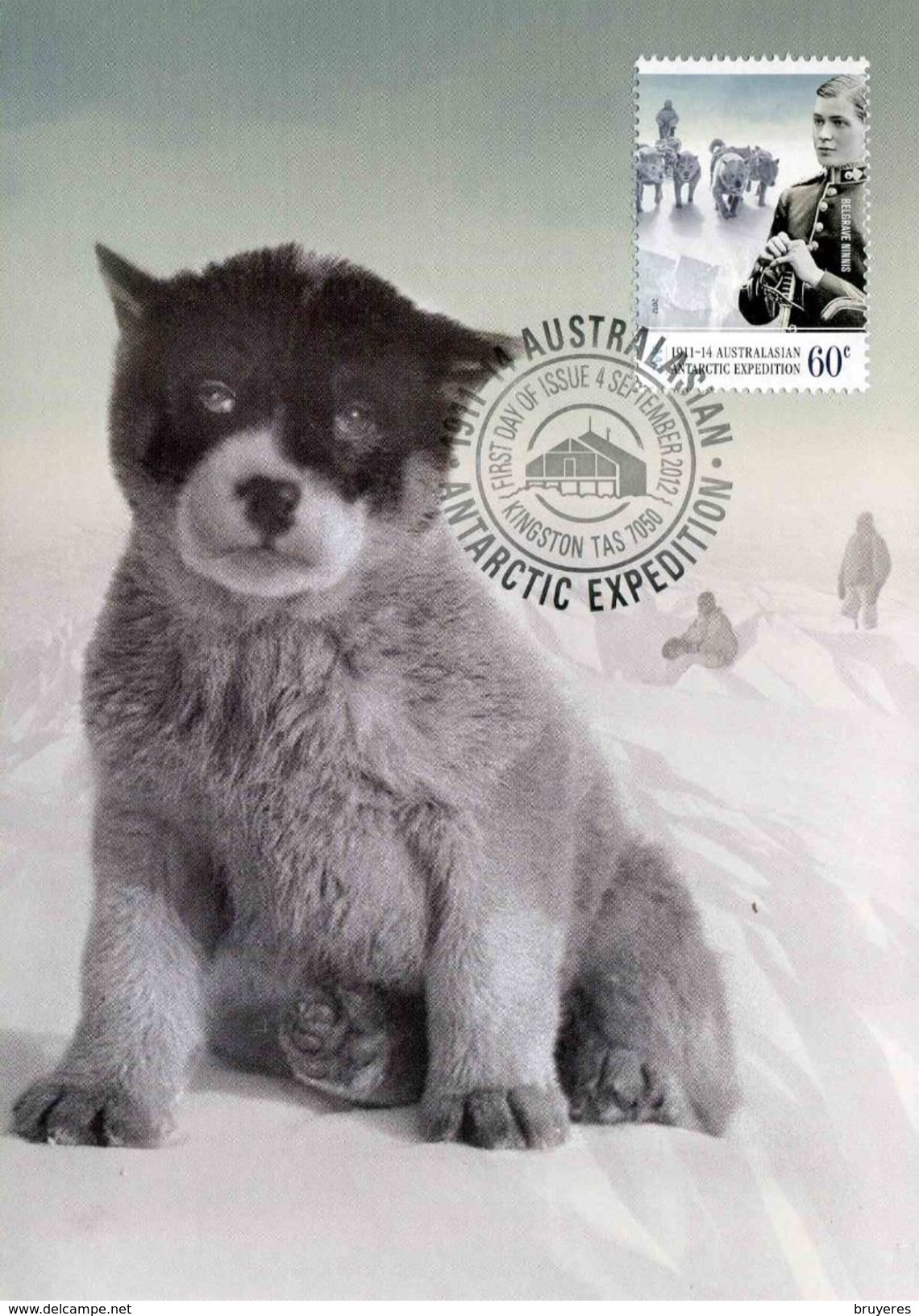Entier Postal De 2012 Sur CP Avec Timbre "Cent. Expédition En Antarctique - Belgrave Ninnis" - Oblit. PJ 4 Sept 2012" - Maximumkarten