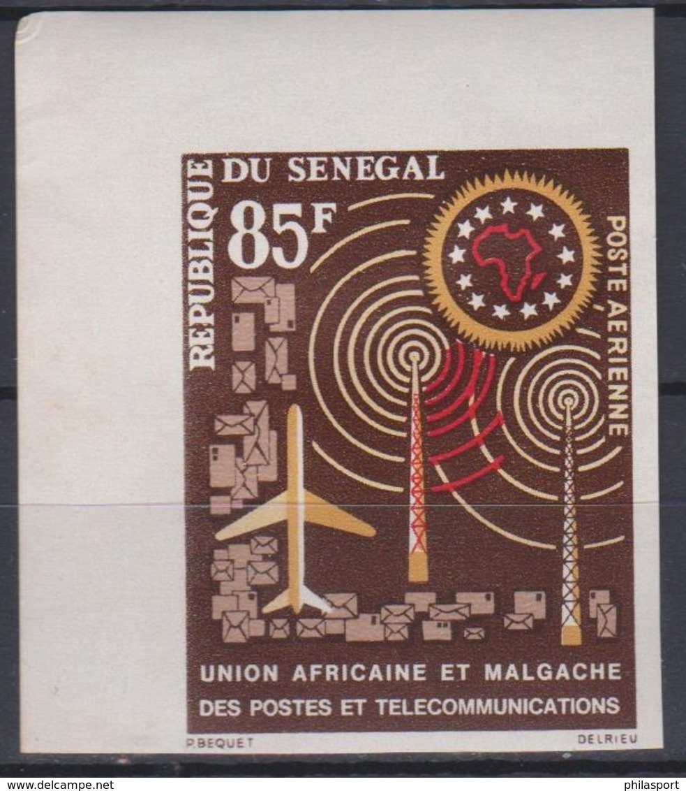 Senegal 1963 Union Africaine Et Malgache Des Postes Et Telecommunications  Imperf ND MNH - Senegal (1960-...)