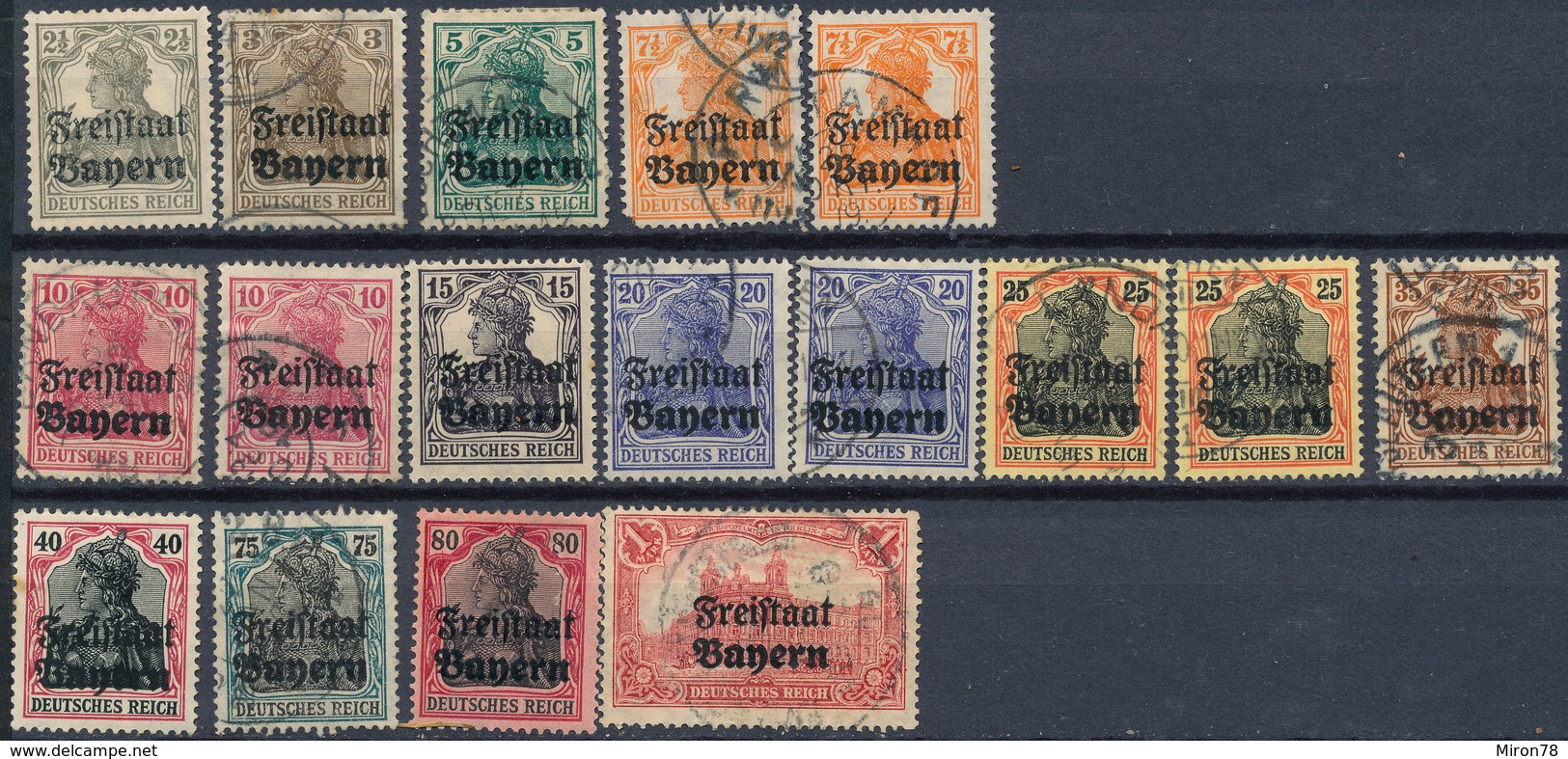 Stamp Germany Bavaria - Oblitérés