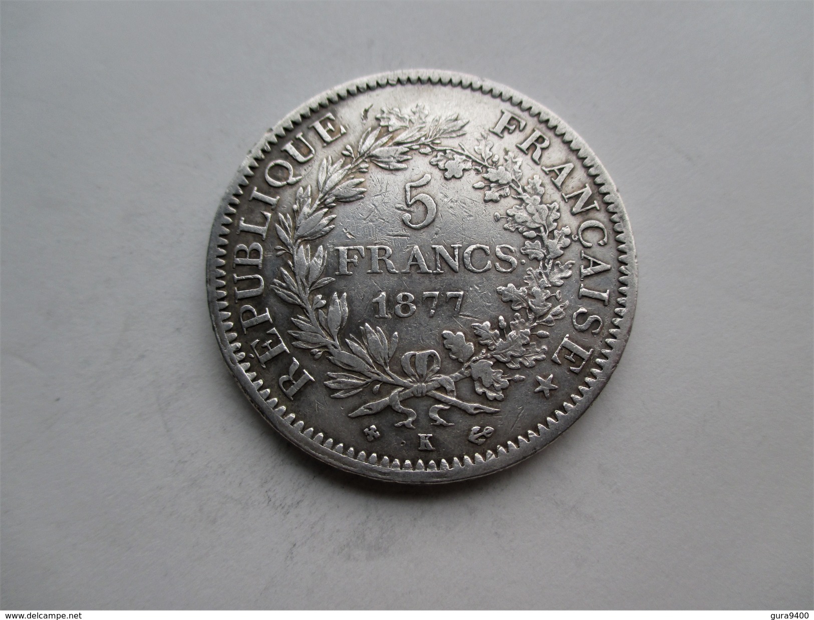 Frankrijk 5 Francs 1877 K - Autres & Non Classés