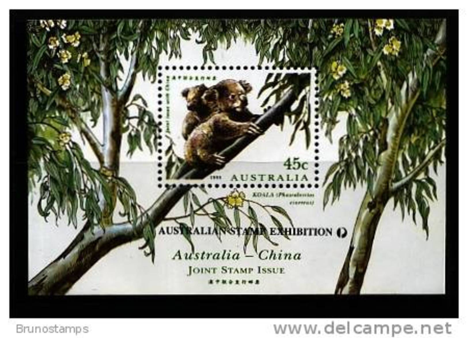 AUSTRALIA - 1995 KOALA  MS  OVERPRINTED AUSTRALIAN STAMP EXIBITION  MINT NH - Blocchi & Foglietti