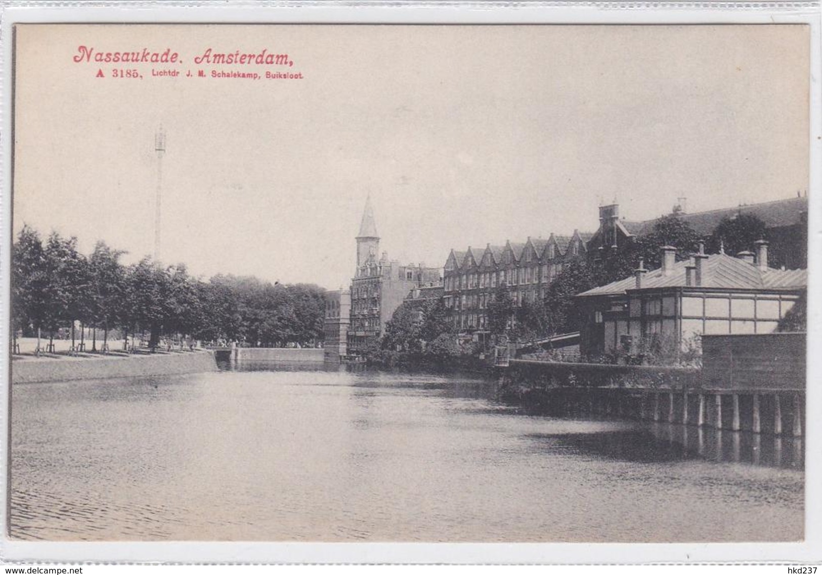 Amsterdam Nassaukade Bij De Clercqstraat   1253 - Amsterdam