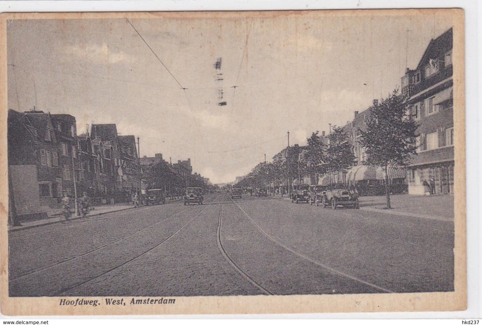 Amsterdam West Hoofdweg Bij Surinameplein Oude Auto's   1254 - Amsterdam