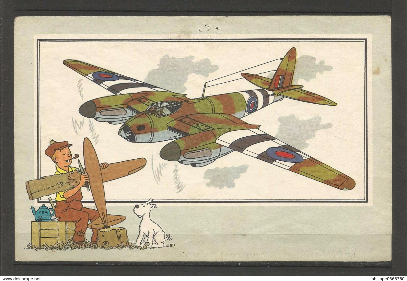 Chromos Tintin Collection "Voir Et Savoir" L'aviation De La Guerre 1939-1945 - Autres & Non Classés