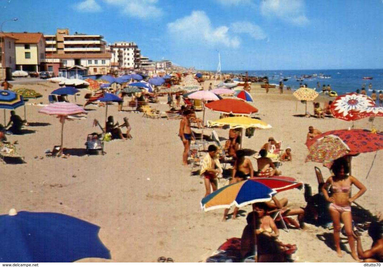 Marotta - Pesaro - Spiaggia - 45817 - Formato Grande Viaggiata – E 3 - Pesaro