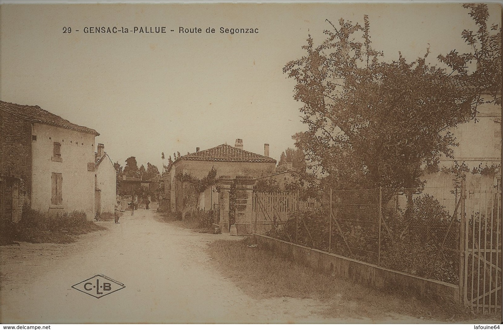 GENSAC La PALLUE - Route De Ségonzac - Villefagnan