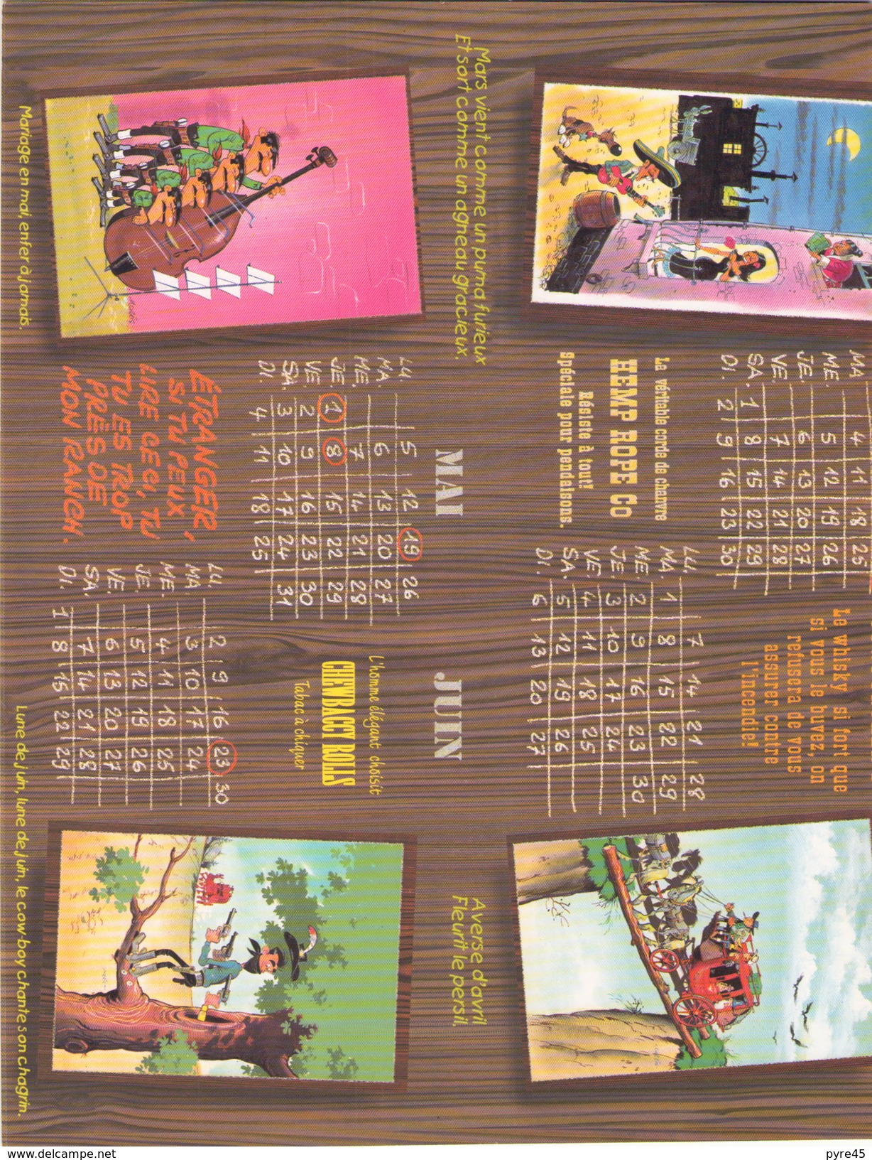 ALMANACH 1997 LUCKY LUKE - Grand Format : 1991-00