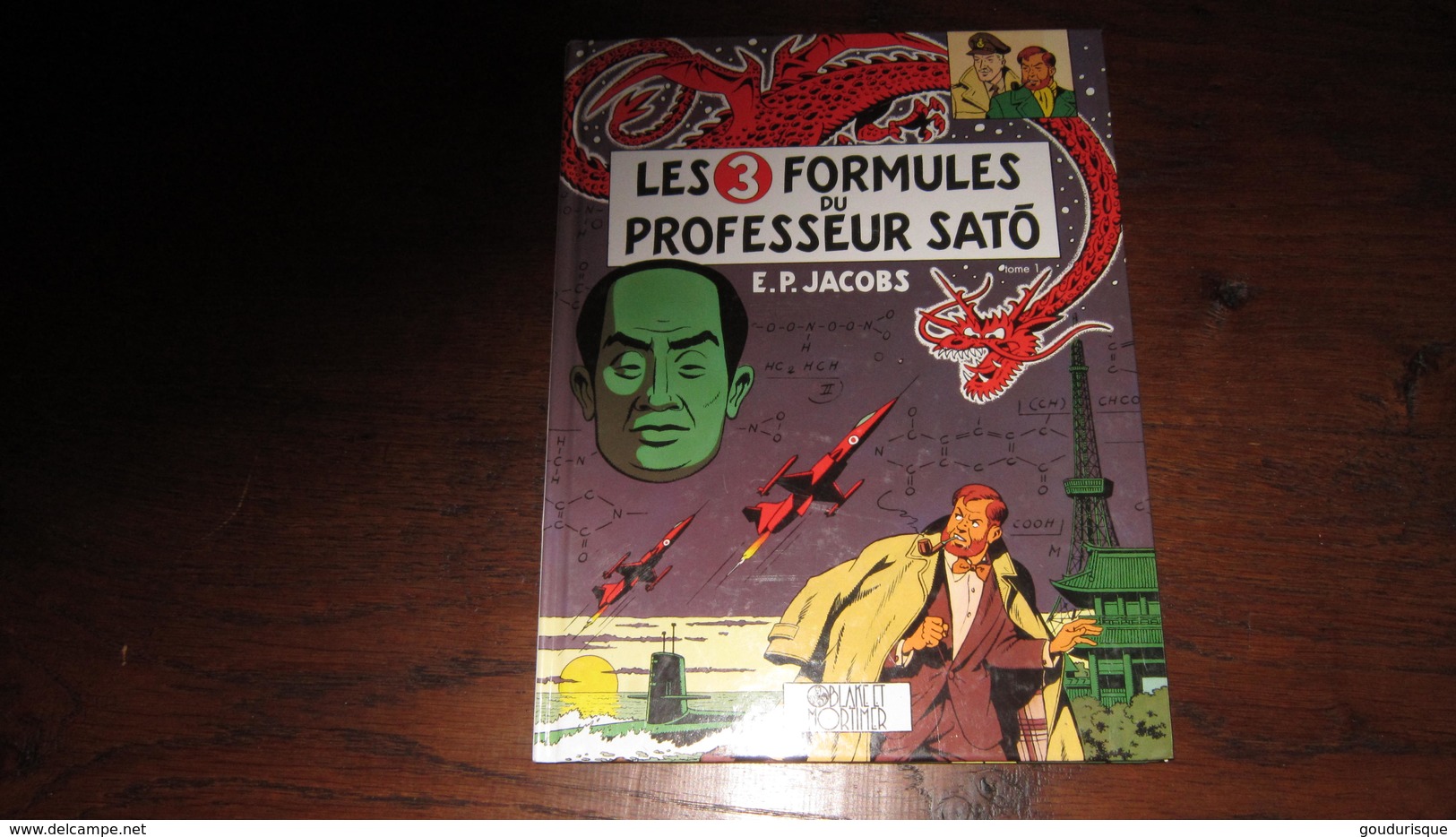 BLAKE ET MORTIMER  LES 3 FORMULES DU PROFESSEUR SATO TOME 1 PETIT FORMAT - Blake Et Mortimer