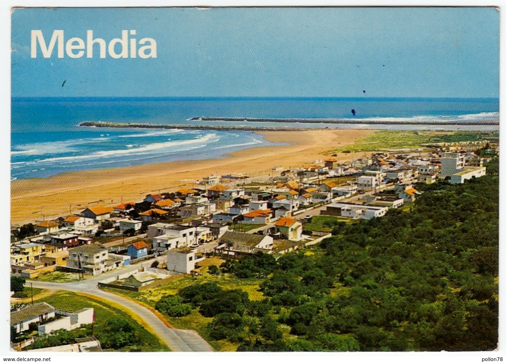 MEHDIA - VUE AERIENNE SUR LA PLAGE - Vedi Retro - Altri & Non Classificati