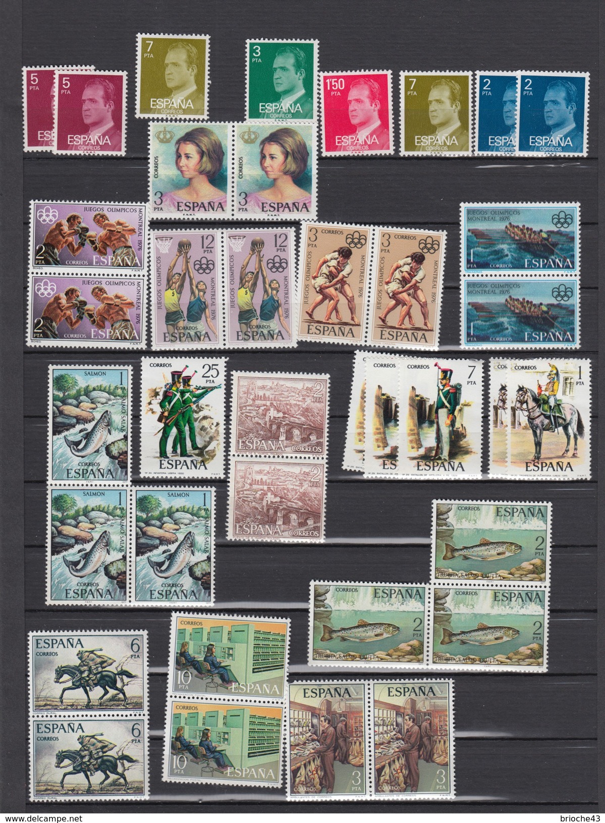 ESPAGNE - LOT DE TIMBRES NEUFS MNH** - 6 SCANS /3 - Collections (sans Albums)