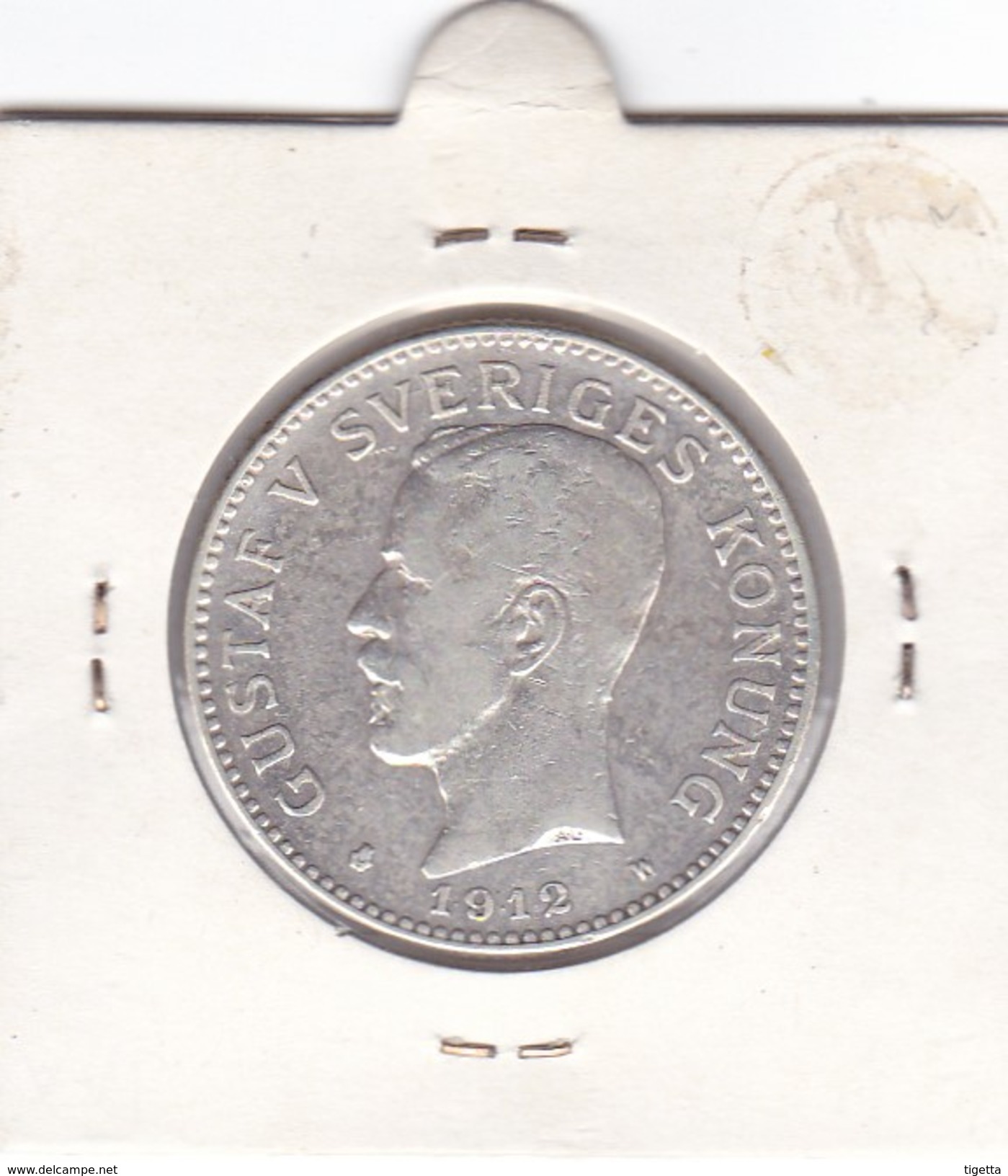 SVEZIA   2  KRONOR  ANNO 1912  COME DA FOTO - Svezia