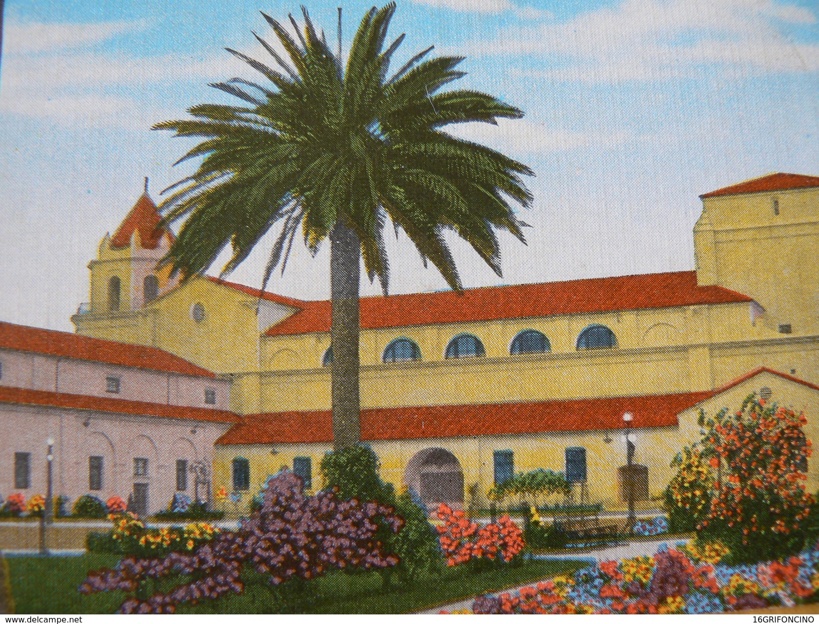 NEW ANCIENT POST  CARD OF  CIVIC AUDITORIUM OF SAN JOSE  CALIFORNIA - San Jose