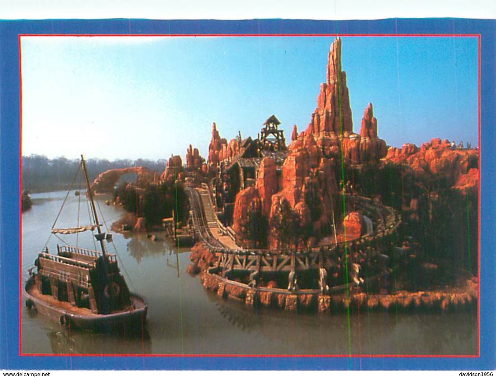 Carte  - Dysneyland    ,  Euro Disney    ,Frontierland        Y595 - Disneyland