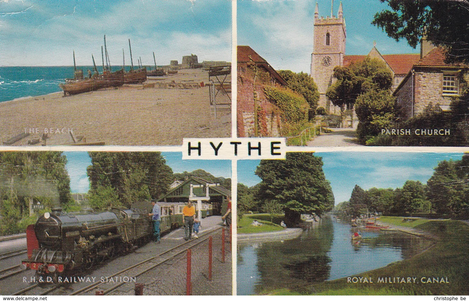 Hythe, Beach, Parish Church, Royal Military Canal, Railway Station (pk40564) - Other & Unclassified