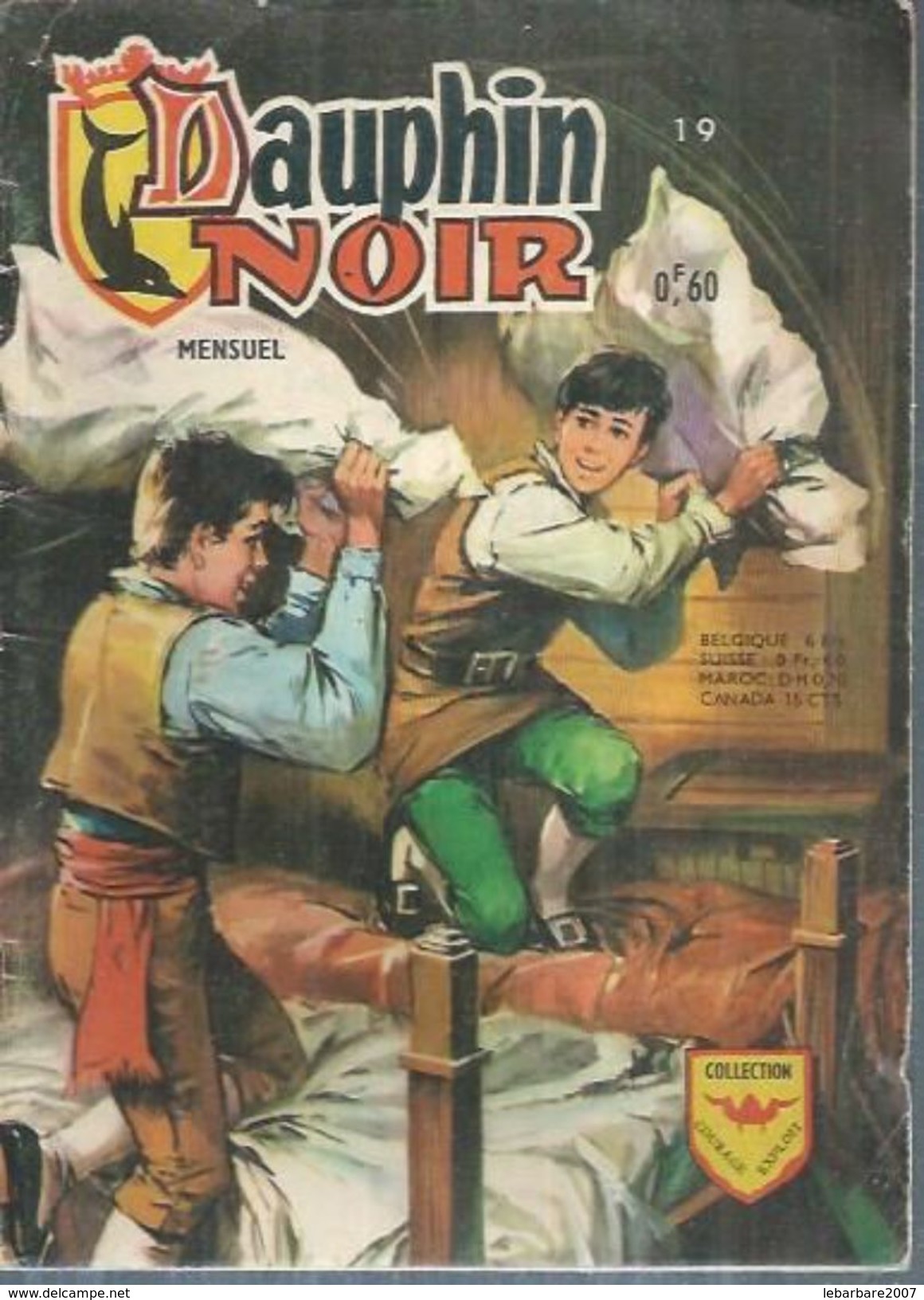 DAUPHIN NOIR  N° 19  - AREDIT 1970 - Arédit & Artima