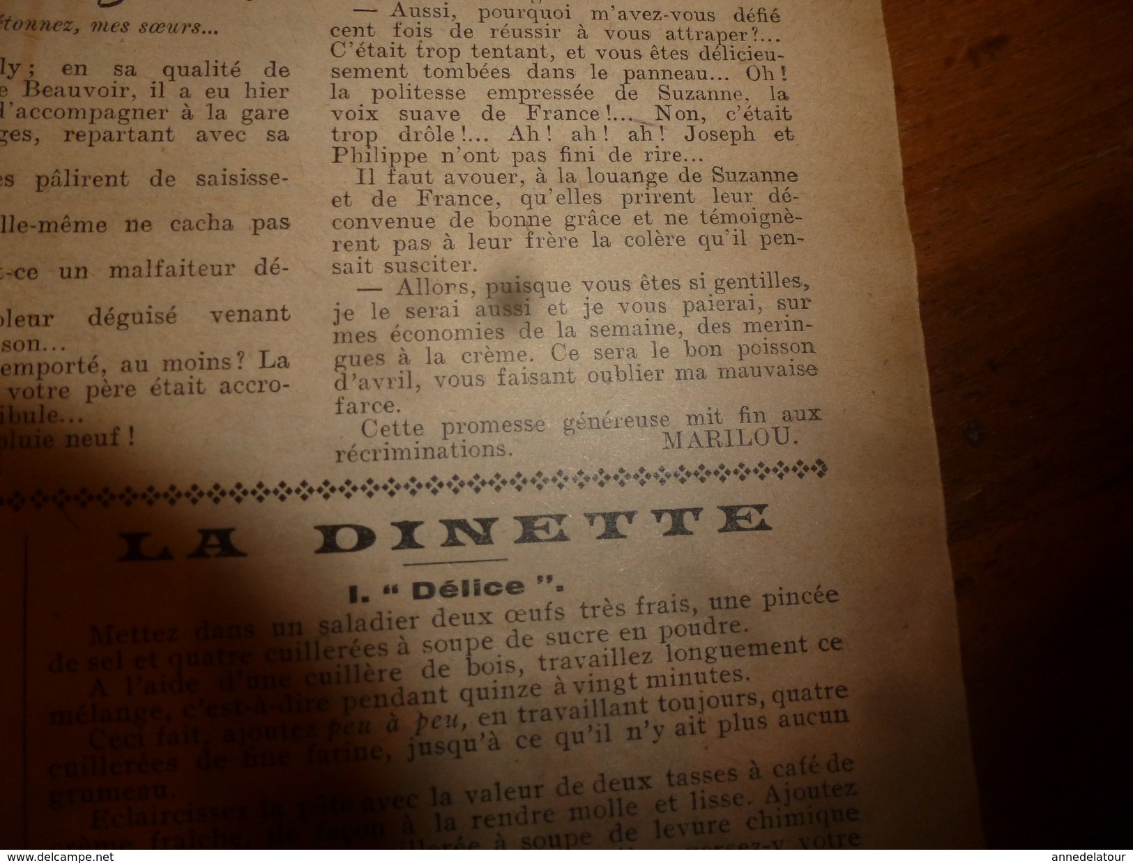 1937 LISETTE:Le Violon Magique D'Huguette Vorel (texte Et Dessins De René Louys);Chemisier Au Tricot Pour Fillette;etc - Lisette