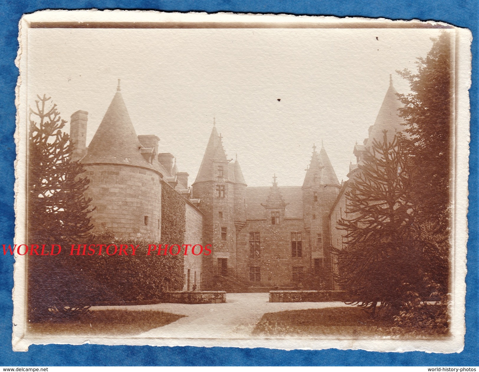 Photo Ancienne - PLOUBEZRE - Château De Kergrist - 1911 - Cotes D' Armor Bretagne - Luoghi