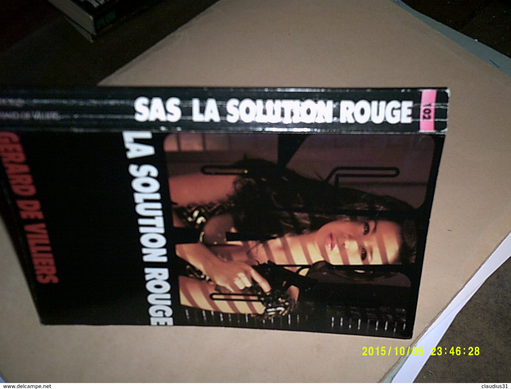 SAS N°102 La Solution Rouge Gérard De Villiers - Gerard De Villiers