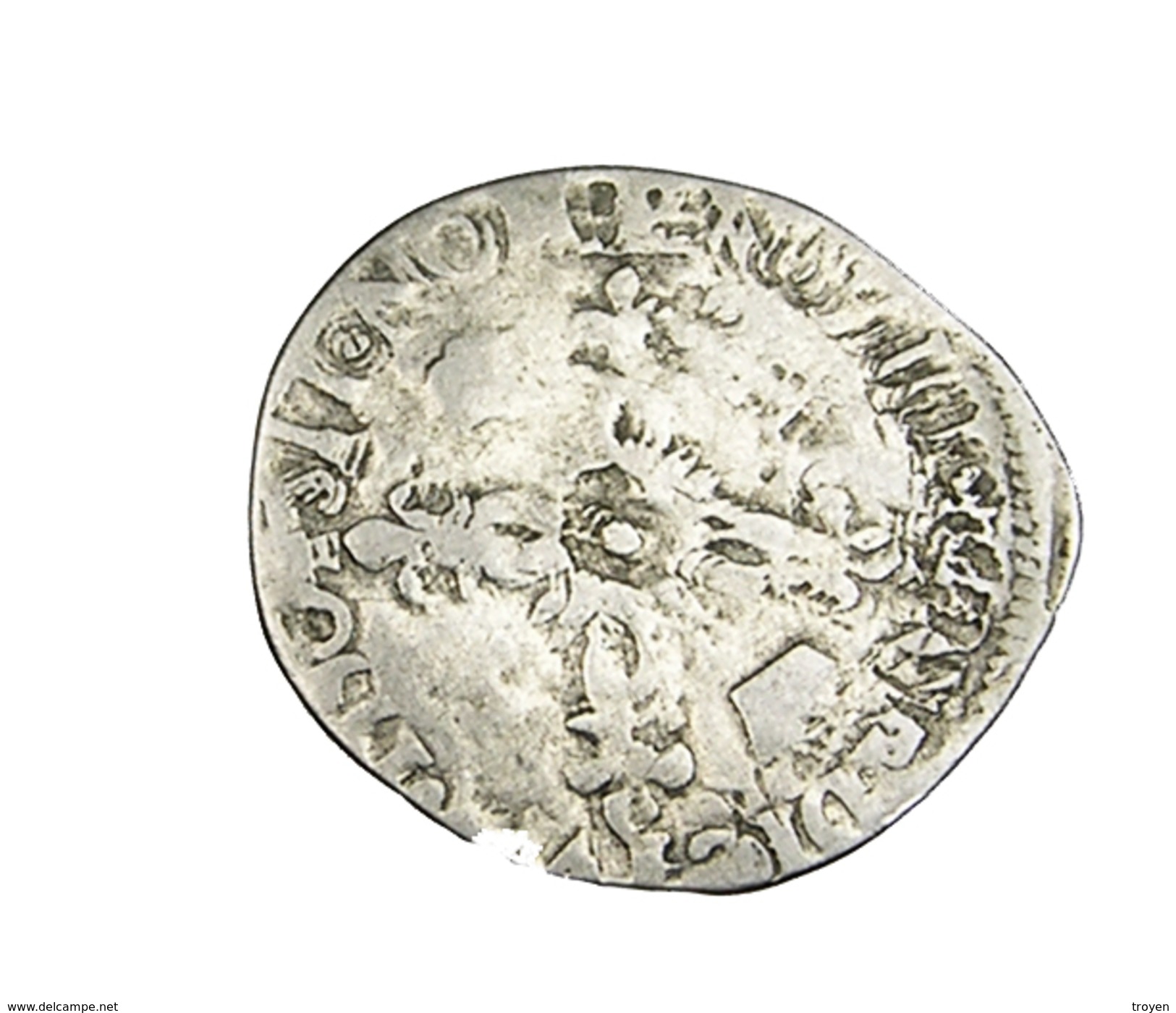 Douzain Aux Croissants - Henri II - 1550 G. - Poitier  - 1,69 Gr. - TB + - Billon - - 1547-1559 Heinrich II.