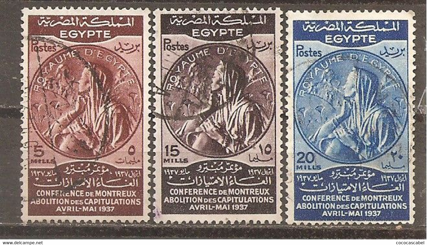 Egipto - Egypt. Nº Yvert  196-98 (usado) (o) - Usados