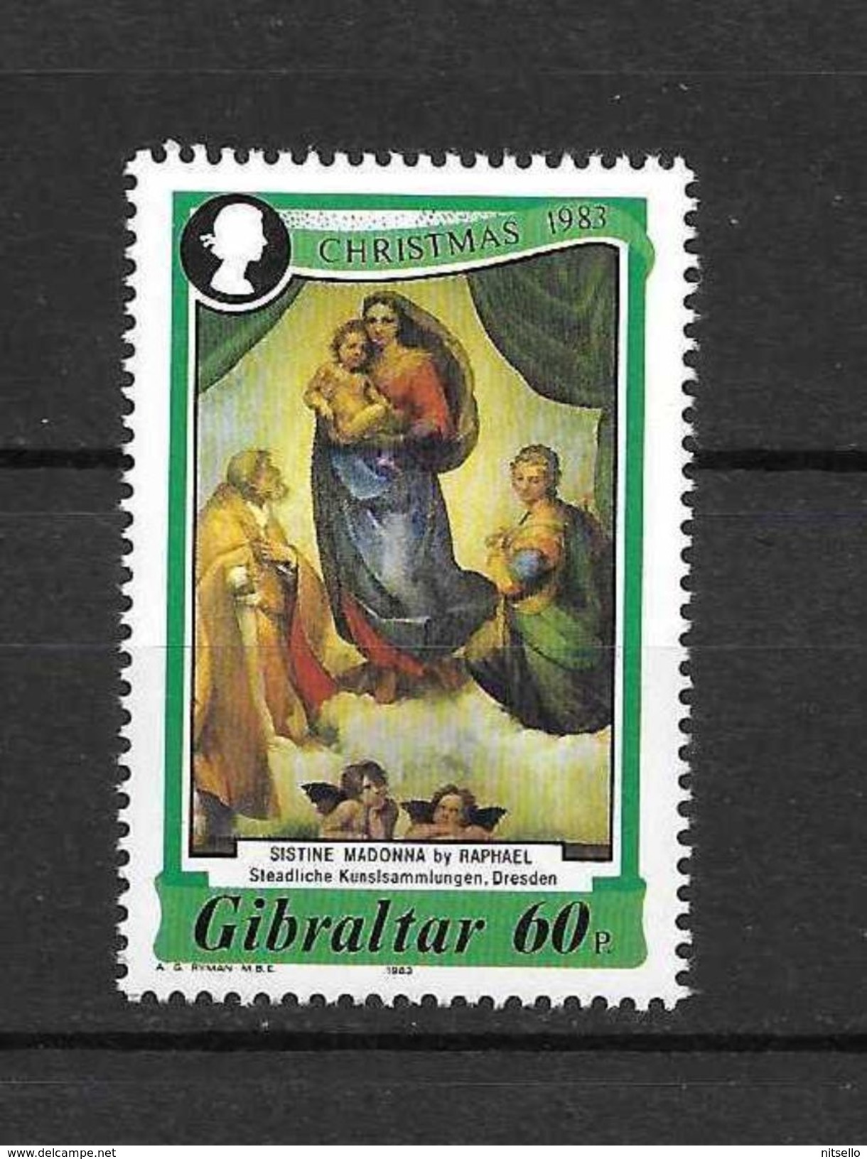 LOTE 1992 //// GIBRALTAR   //  YVERT Nº: 482 **MNH   //  CATALOG / COTE: 2.85€ - Gibraltar