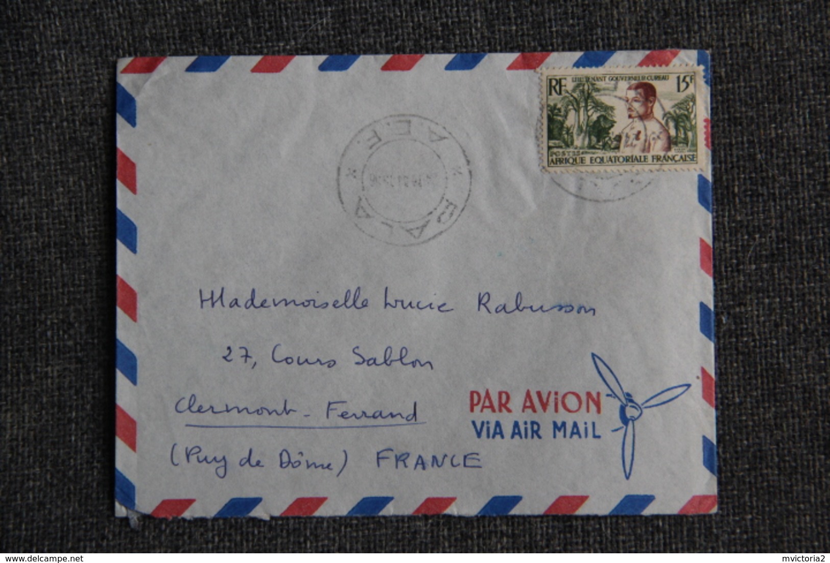 Lettre A.E.F - Vers CLERMONT FERRAND - Brieven En Documenten