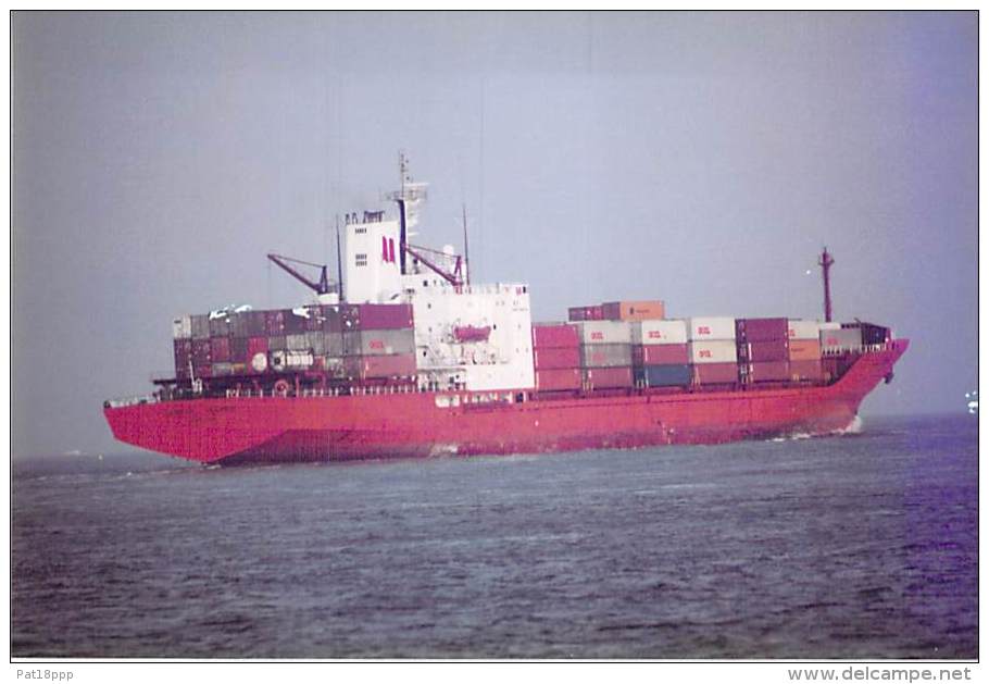" CANMAR TRIUMPH Hamilton " ** Lot Of/de 4 ** PORTE CONTAINER - CARRIER DOOR - PHOTO 1980-2001 Cargo Commerce - Koopvaardij