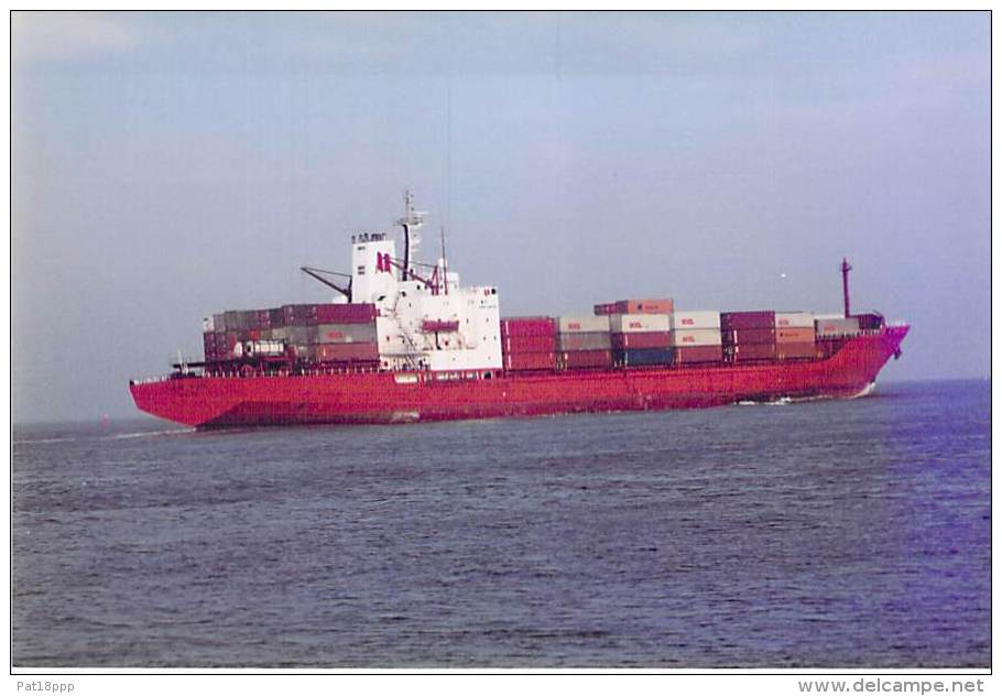 " CANMAR TRIUMPH Hamilton " ** Lot Of/de 4 ** PORTE CONTAINER - CARRIER DOOR - PHOTO 1980-2001 Cargo Commerce - Cargos