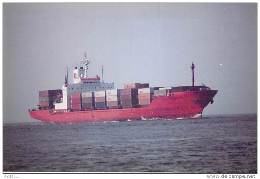" CANMAR TRIUMPH Hamilton " ** Lot Of/de 4 ** PORTE CONTAINER - CARRIER DOOR - PHOTO 1980-2001 Cargo Commerce - Cargos