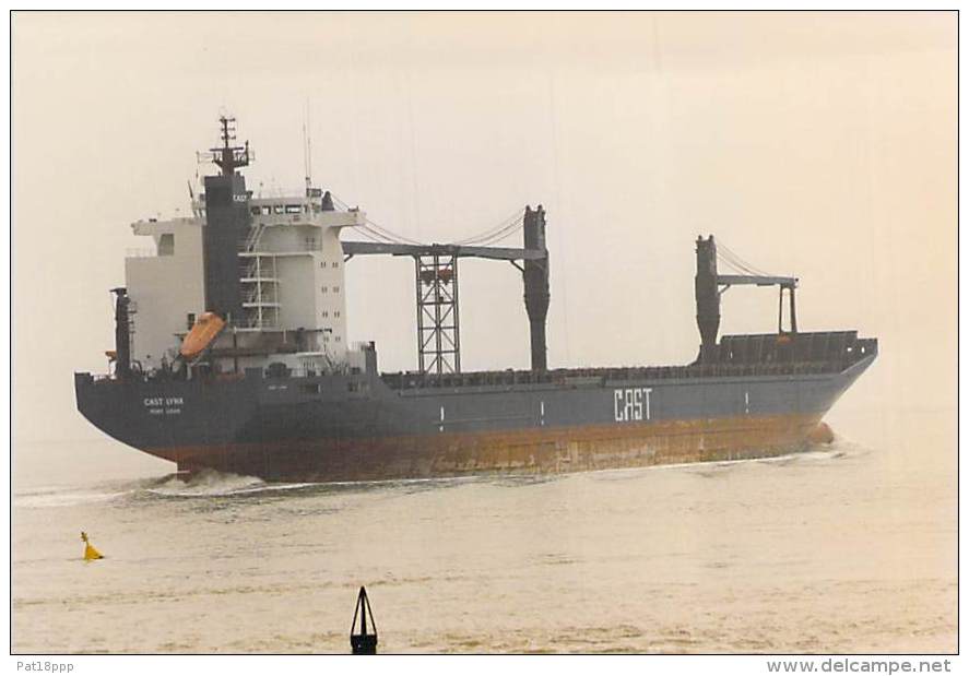 " CAST LYNX Port Louis " ** Lot Of/de 2 ** PORTE CONTAINER - CARRIER DOOR - PHOTO 1980-2001 Cargo Commerce - Handel