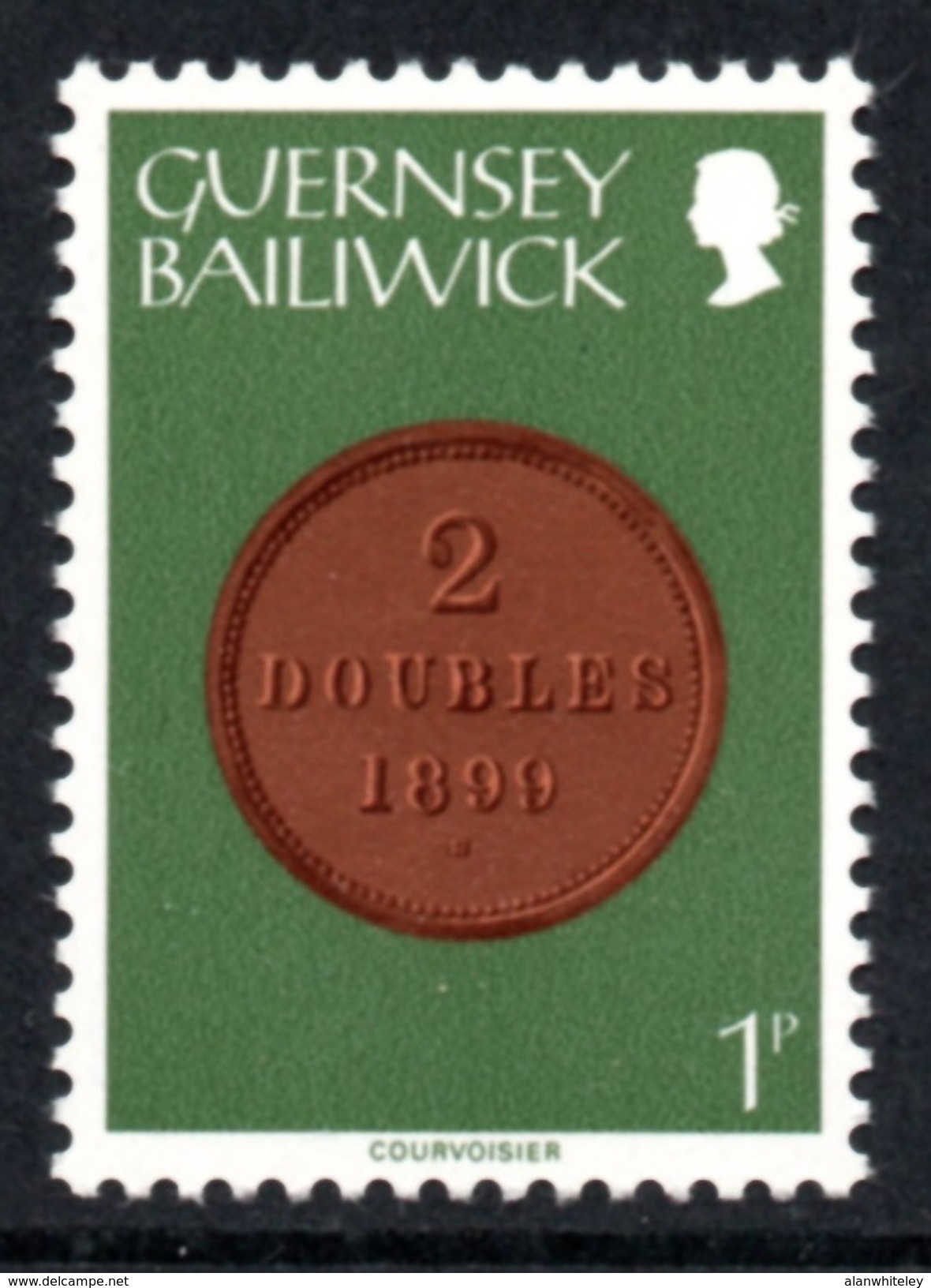 GUERNSEY 1979 Definitives / Coins 1p: Single Stamp UM/MNH - Guernsey