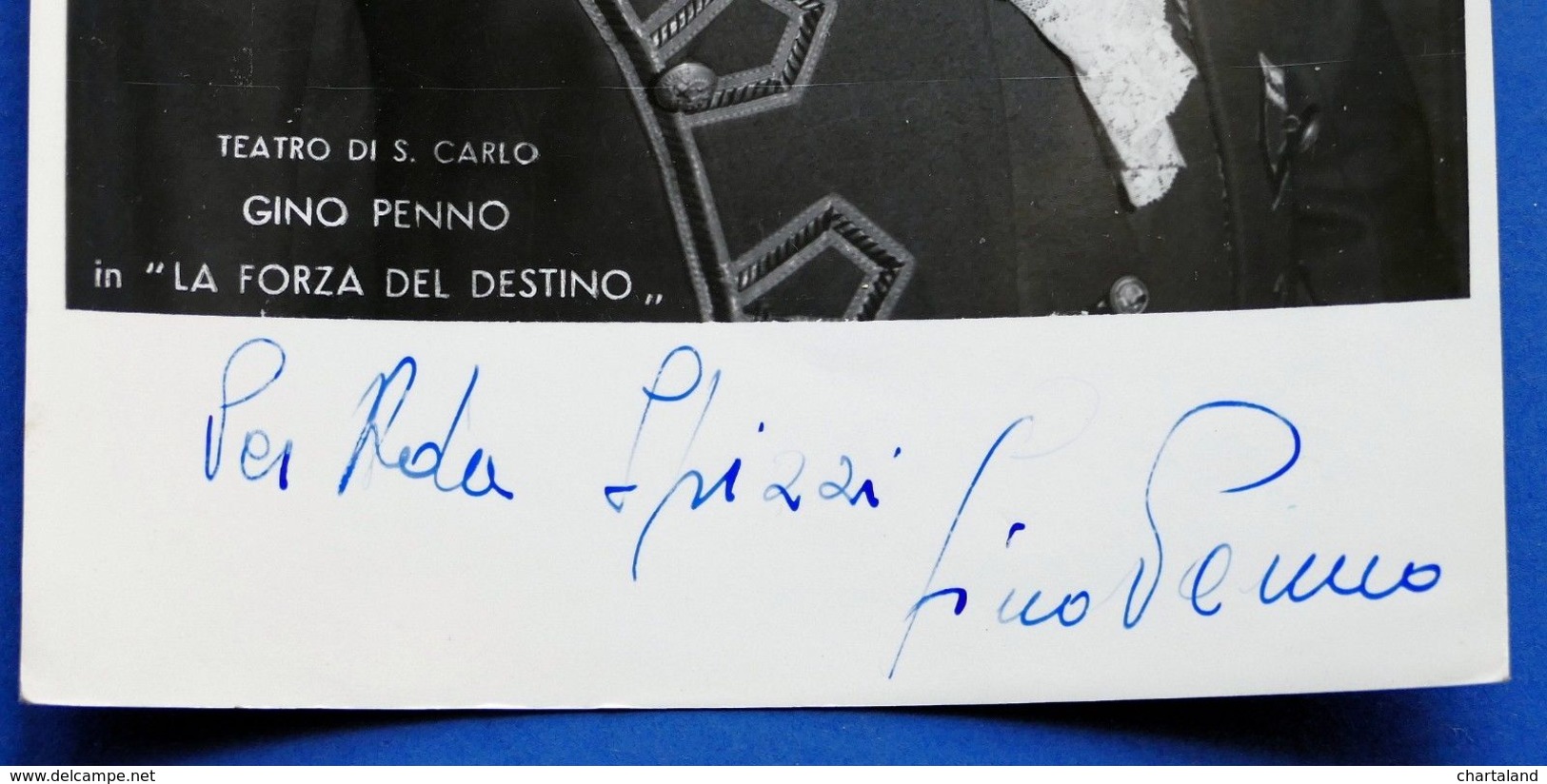 Lirica - Fotografia Con Autografo Del Tenore Gino Penno - 1955 Ca. - Other & Unclassified