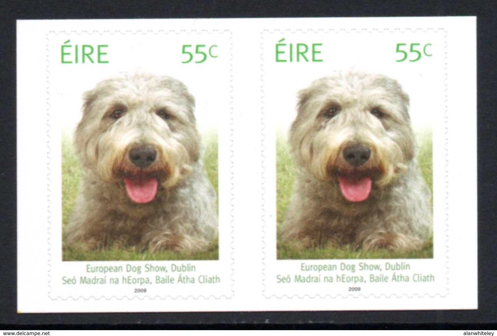 IRELAND 2009 European Dog Show, Dublin: Horizontal Pair Of Stamps UM/MNH - Unused Stamps