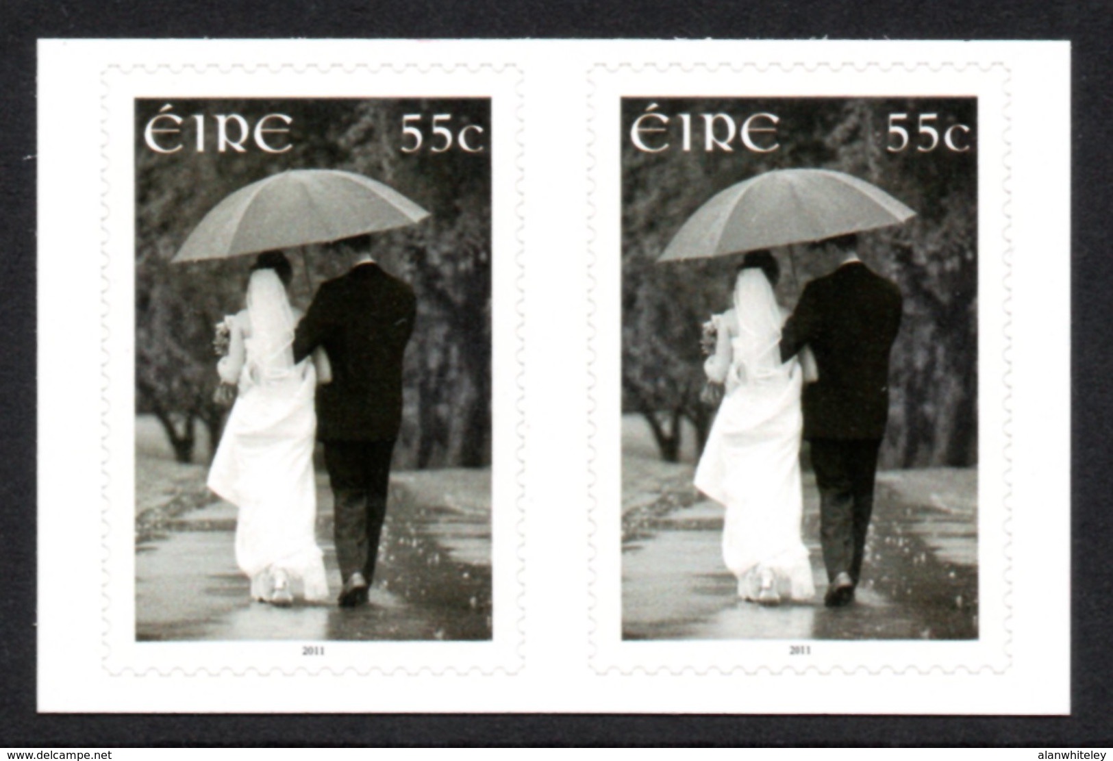 IRELAND 2011 Weddings (6th Issue): Horizontal Pair Of Stamps UM/MNH - Ungebraucht