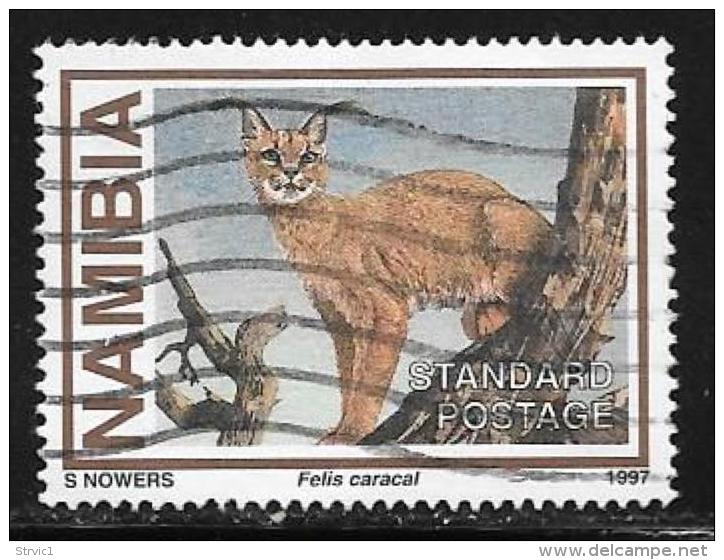 Namibia, Scott # 825 Used Wild Cat, 1997 - Namibia (1990- ...)