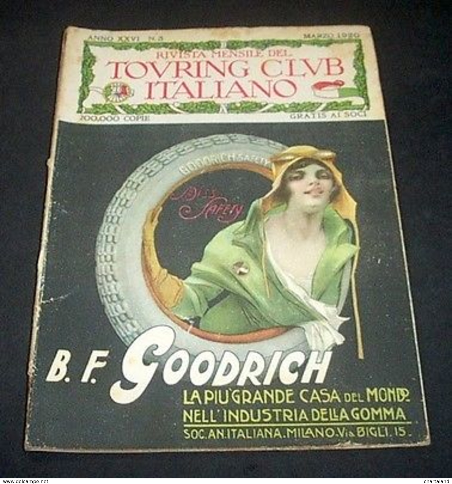 Rivista Touring TCI  N. 3 - 1920 - Non Classificati