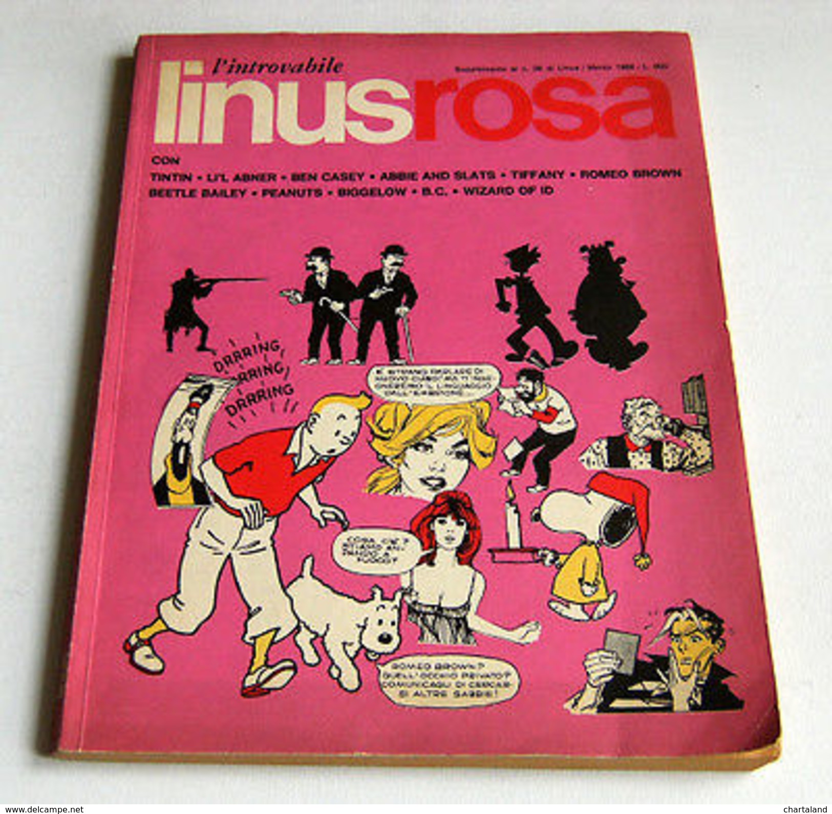 Fumetti - L' Introvabile Linus Rosa - 1^ Ed. 1968 - Autres & Non Classés