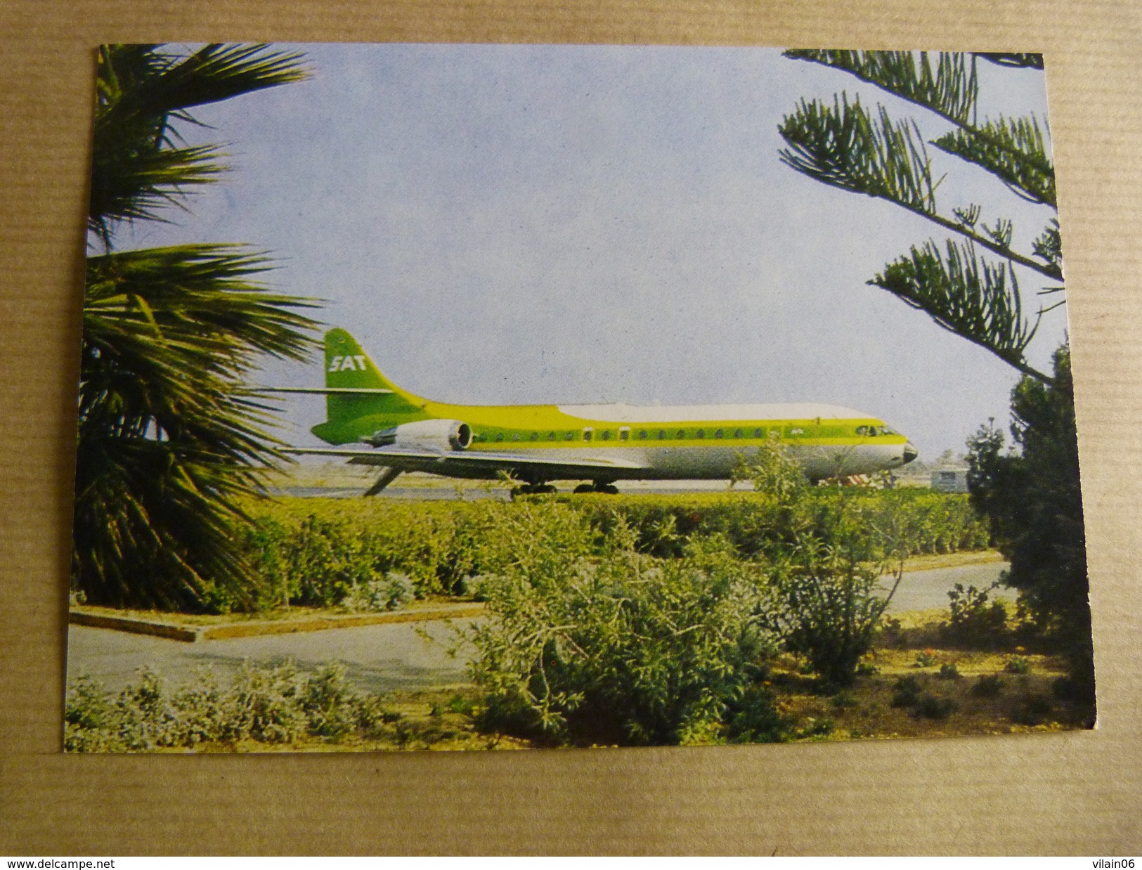 AIRLINE ISSUE / CARTE COMPAGNIE      SAT      CARAVELLE - 1946-....: Modern Era