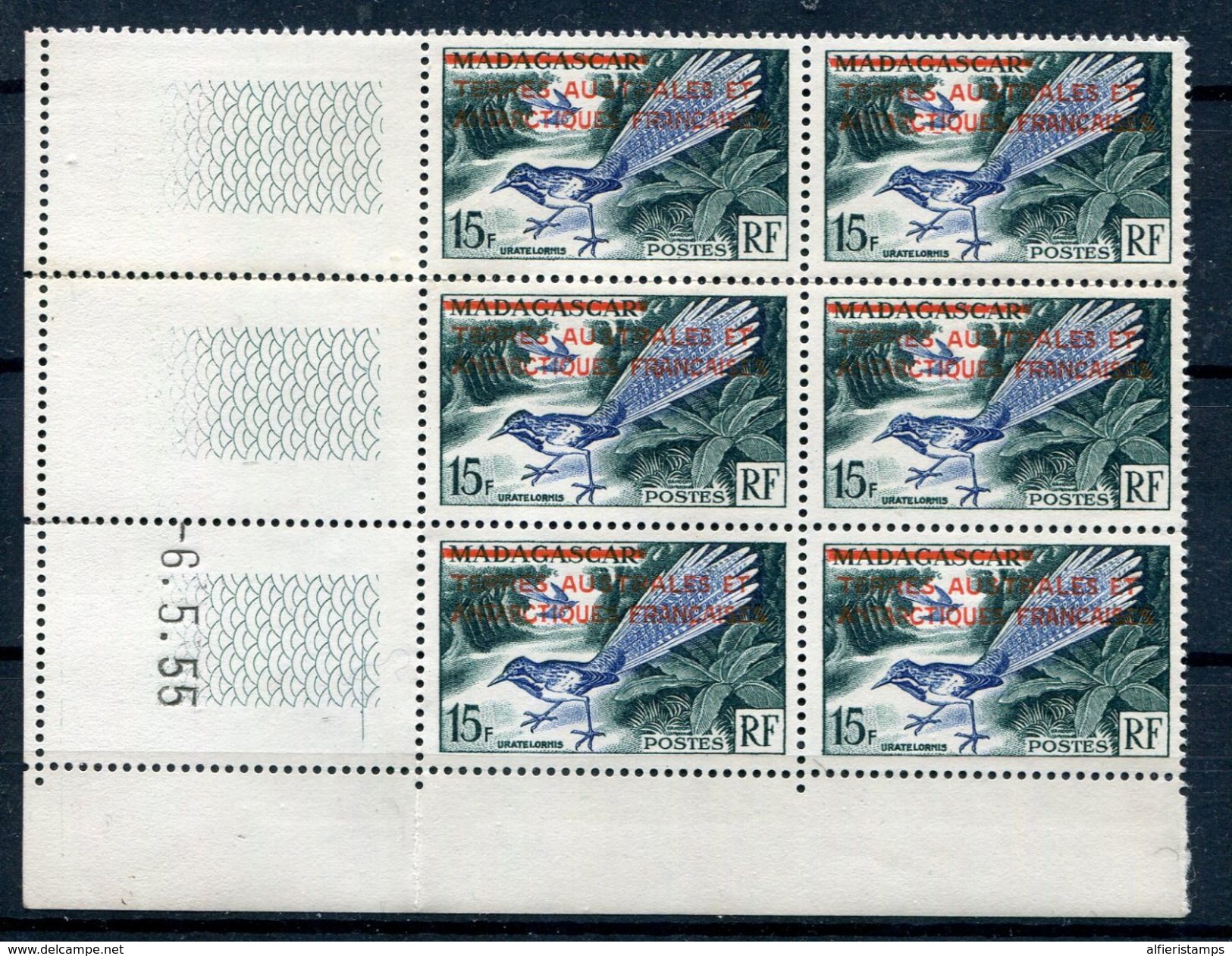 1955-TERRES AUSTRALES FRANC.-BIRDS - 6 VAL. -M.N.H.- LUXE !! - Nuovi