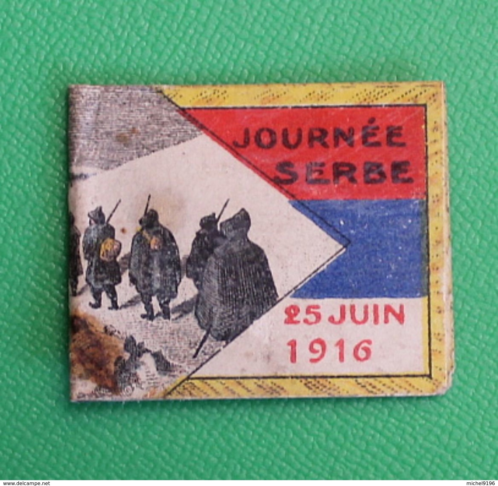 Vignette Journée Serbe 25 Juin 1916 - 1914-18