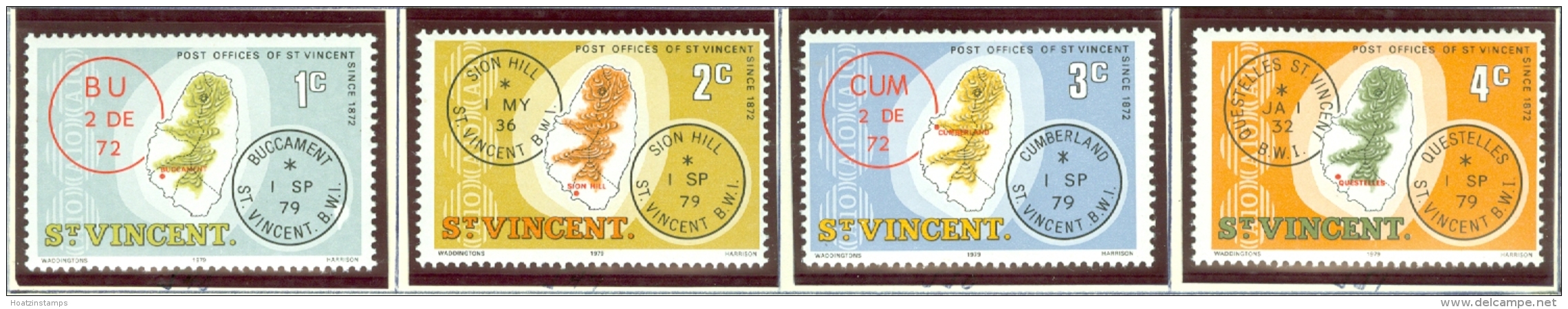 St Vincent: 1979   St Vincent Post Offices    MNH - St.Vincent (...-1979)