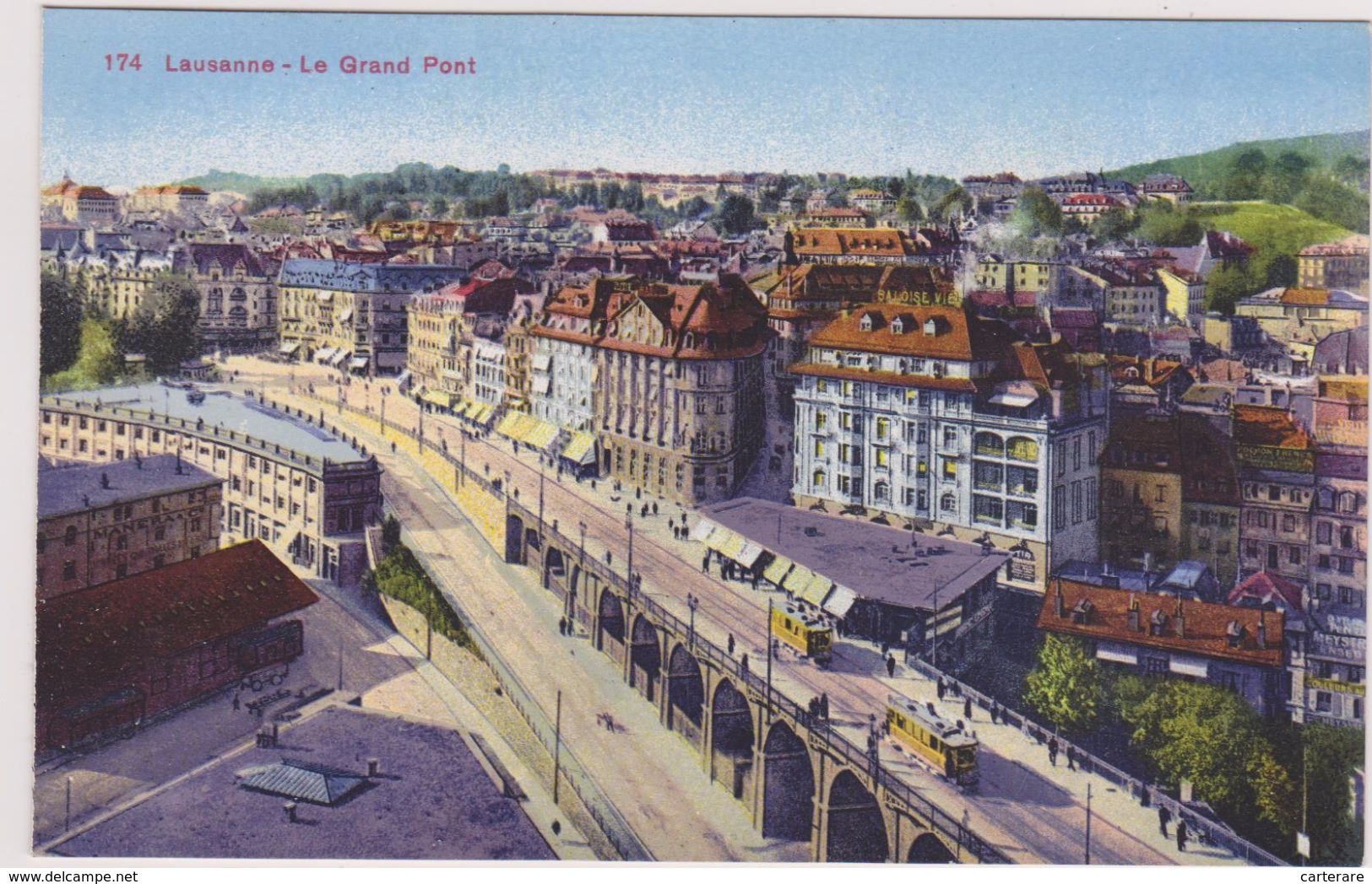 SUISSE,SWITZERLAND,SWISS,HELVETIA,SCHWEIZ ,SVIZZERA ,VAUD,LAUSANNE,LOSANNA,VUE ANCIENNE AERIENNE,USINE MANERA,PONT,TRAM - Lausanne