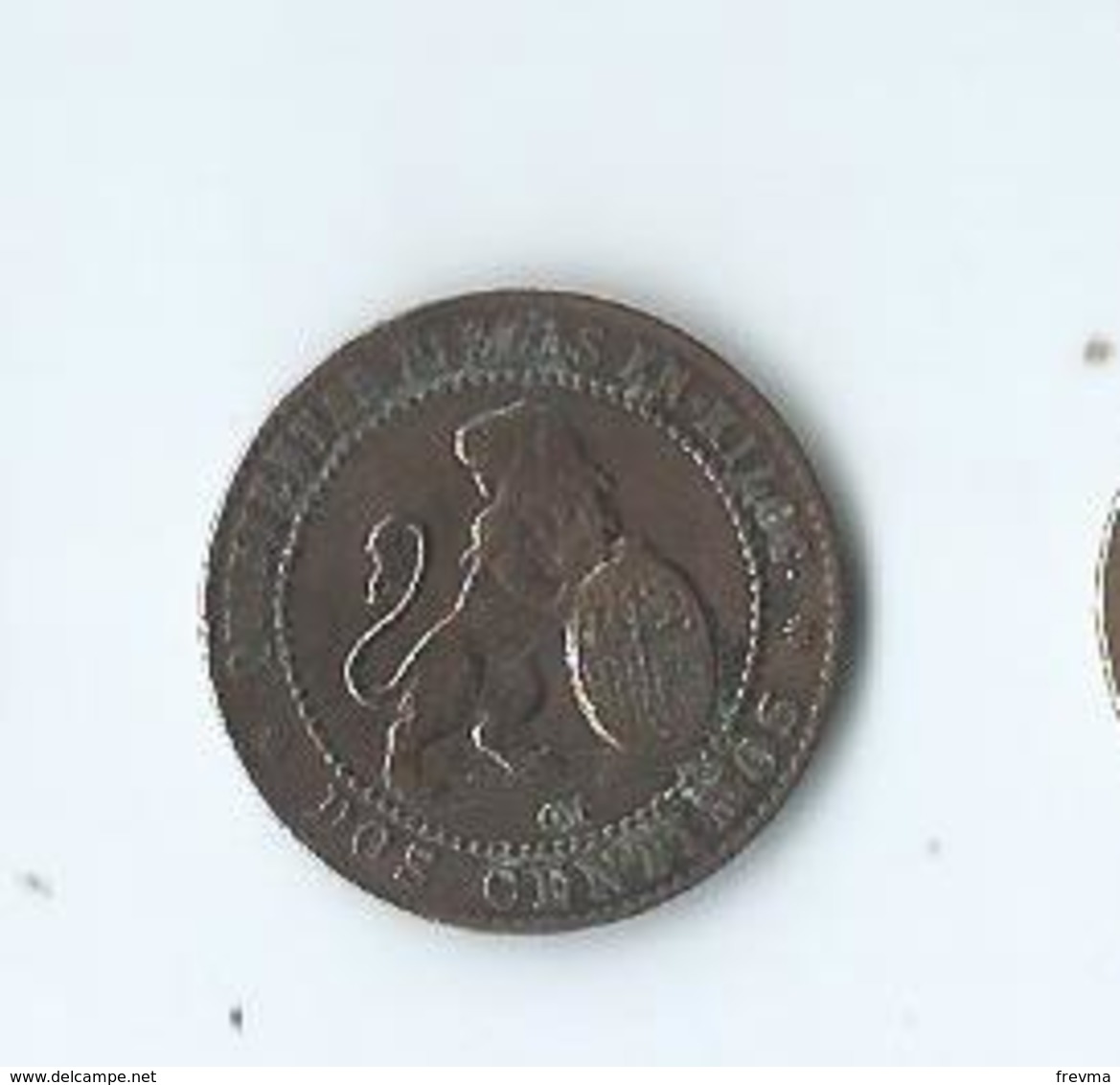 2 Centimos Gouvernement Provisoire 1870 - Münzen Der Provinzen