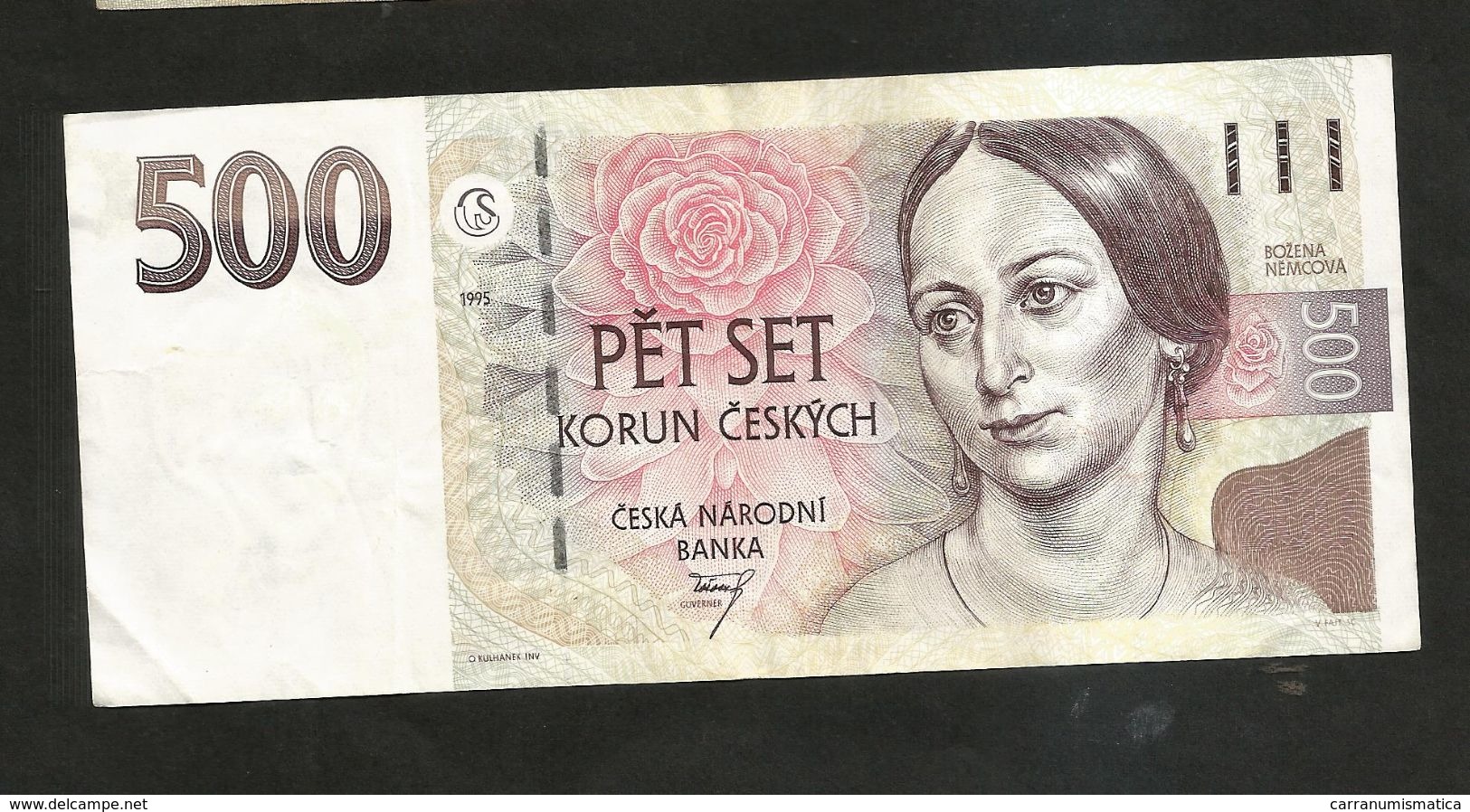 CZECH REPUBLIC / REPUBBLICA CECA - NATIONAL BANK - 500 KORUN (1995) B. Nemkova - Repubblica Ceca